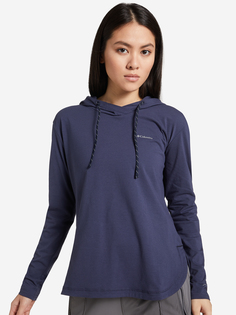 Толстовка женская Columbia Sun Trek Hooded Pullover, Синий, размер 48