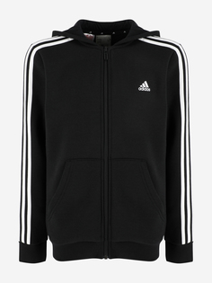 Толстовка для мальчиков adidas Essentials 3-Stripes, Черный, размер 128