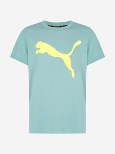 Футболка для мальчиков PUMA Active Sport Poly, Голубой, размер 129-140