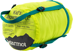 Спальный мешок Marmot Kids Nanowave 40 +4 левосторонний, Зеленый, размер 178