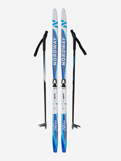 Комплект лыжный детский Nordway XC Bliss Jr NNN, Белый, размер 160
