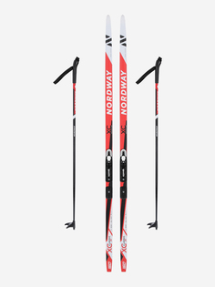 Комплект лыжный детский Nordway XC Classic NNN, Красный, размер 170