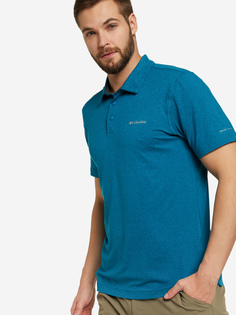 Поло мужское Columbia Tech Trail Polo, Синий, размер 56