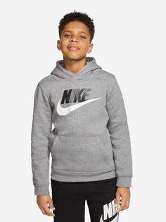 Худи для мальчиков Nike Sportswear Club Fleece, Серый, размер 128-137