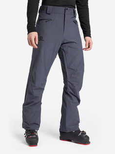 Брюки утепленные мужские Salomon Stance, Черный, размер 58