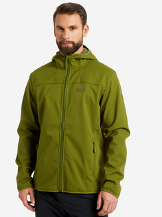 Куртка софтшелл мужская Jack Wolfskin Northern Point, Зеленый, размер 44