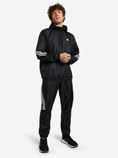 Спортивный костюм мужской adidas, Черный, размер 48-50
