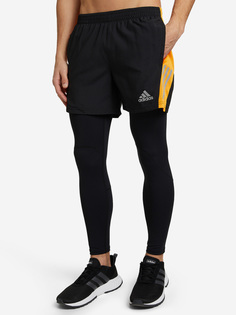 Шорты мужские adidas The Run, Черный, размер 44-46