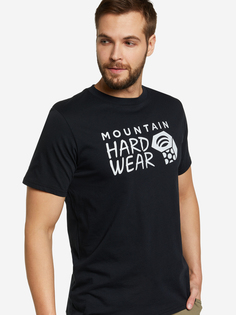 Футболка мужская Mountain Hardwear Logo Short Sleeve, Черный, размер 56