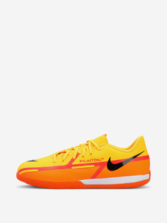 Бутсы для мальчиков Nike Jr Phantom GT2 Academy IC, Оранжевый, размер 35.5