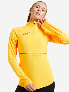 Джемпер футбольный женский Nike Dri-FIT Academy, Оранжевый, размер 40-42