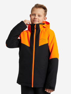 Куртка утепленная для мальчиков Ziener, Черный, размер 140