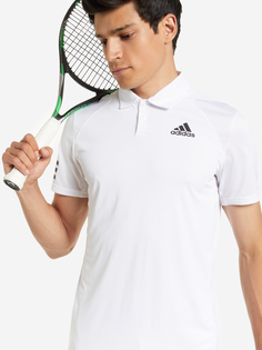 Поло мужское adidas Club 3-Stripe Tennis, Белый, размер 44-46