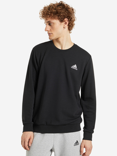 Свитшот мужской adidas Essentials, Черный, размер 56-58
