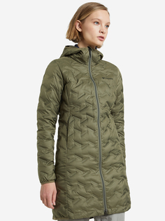 Куртка пуховая женская Columbia Delta Ridge Long Down Jacket, Зеленый, размер 42