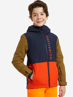 Куртка утепленная для мальчиков Quiksilver Side Hit Youth, Синий, размер 141