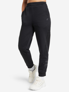 Брюки женские adidas Wording Sweat, Черный, размер 52-54