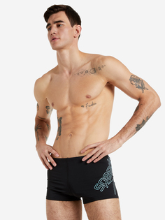 Плавки-шорты мужские Speedo Boom Logo, Черный, размер 50