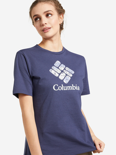 Футболка женская Columbia Timber Point Graphic Tee, Синий, размер 44