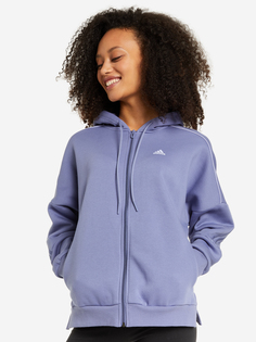 Толстовка женская adidas Wording Loose Fit, Синий, размер 52-54