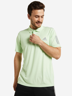 Поло мужское adidas 3-Stripes, Зеленый, размер 44-46