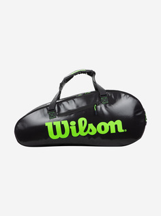 Сумка для 9 ракеток Wilson SUPER TOUR, Черный, размер Без размера