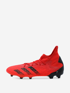 Бутсы мужские adidas Predator Freak .3 FG, Красный, размер 40
