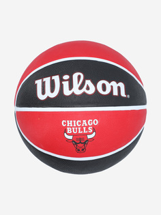 Мяч баскетбольный Wilson NBA Team Tribute BSKT Chi Bulls, Красный, размер 7