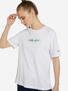 Футболка женская Columbia Timber Point Graphic Tee, Белый, размер 52-54