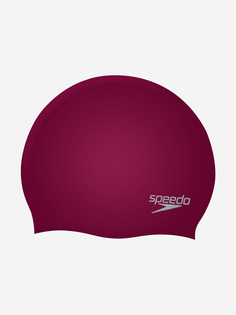 Шапочка для плавания Speedo Plain Moulded, Красный, размер 52-58