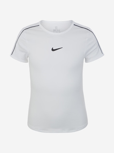 Футболка для девочек Nike Court Dri-FIT, Белый, размер 146-156