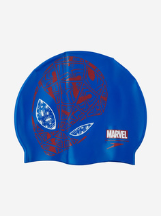 Шапочка для плавания детская Speedo Slogan, Синий, размер 53-56
