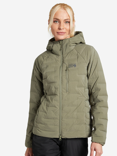 Пуховик женский Mountain Hardwear Stretchdown™ Hoody, Зеленый, размер 44