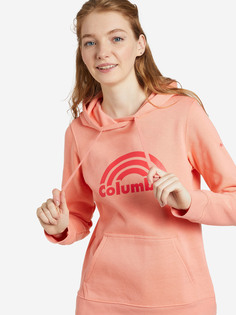 Джемпер женский Columbia Columbia Trek Graphic Hoodie, Розовый, размер 42