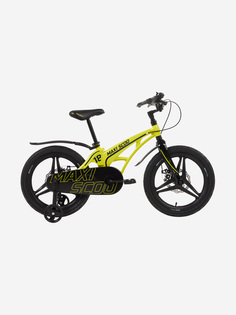 Велосипед детский Maxiscoo Cosmic Deluxe 18", Желтый, размер 110-130