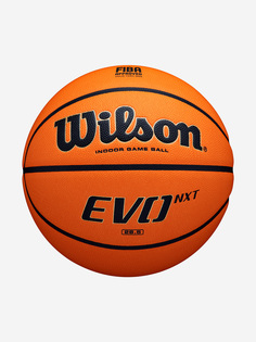 Мяч баскетбольный Wilson Evo NXT Fiba Game Ball, Оранжевый, размер 7
