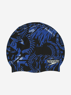 Шапочка для плавания Speedo, Черный, размер 52-58