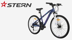Велосипед для девочек Stern Action 24", Синий, размер 135-160