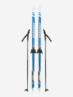 Комплект лыжный детский Nordway XC Classic Jr 75 mm, Синий, размер 170