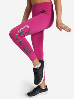 Легинсы для девочек Converse Legging With Metallic Ink, Розовый, размер 128