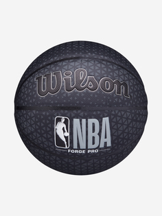 Мяч баскетбольный Wilson NBA Forge Rpo Printed, Черный, размер 7