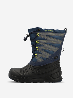 Сапоги утепленные для мальчиков Merrell SNOW QUEST LITE 3.0 WTRPF, Синий, размер 28.5