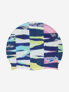 Шапочка для плавания Speedo, Синий, размер 52-58
