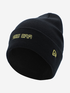 Шапка New Era Contrast Contemp Knit, Синий, размер Без размера