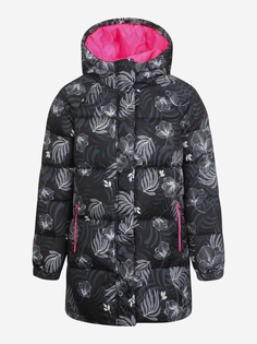 Куртка утепленная для девочек Demix, Черный, размер 164
