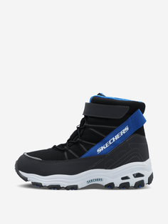 Ботинки утепленные для мальчиков Skechers DLites, Черный, размер 30