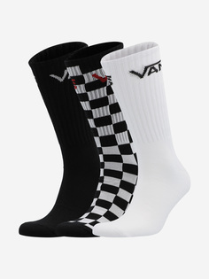 Носки Vans Classic Crew, 1 пара, Черный, размер 42.5-47