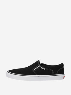 Слипоны мужские Vans Asher, Черный, размер 40.5