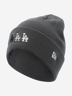 Шапка New Era Multi Logo Beanie, Серый, размер Без размера