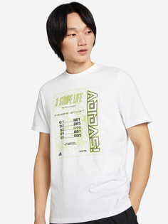 Футболка мужская adidas E-Gaming Graphic, Белый, размер 48-50